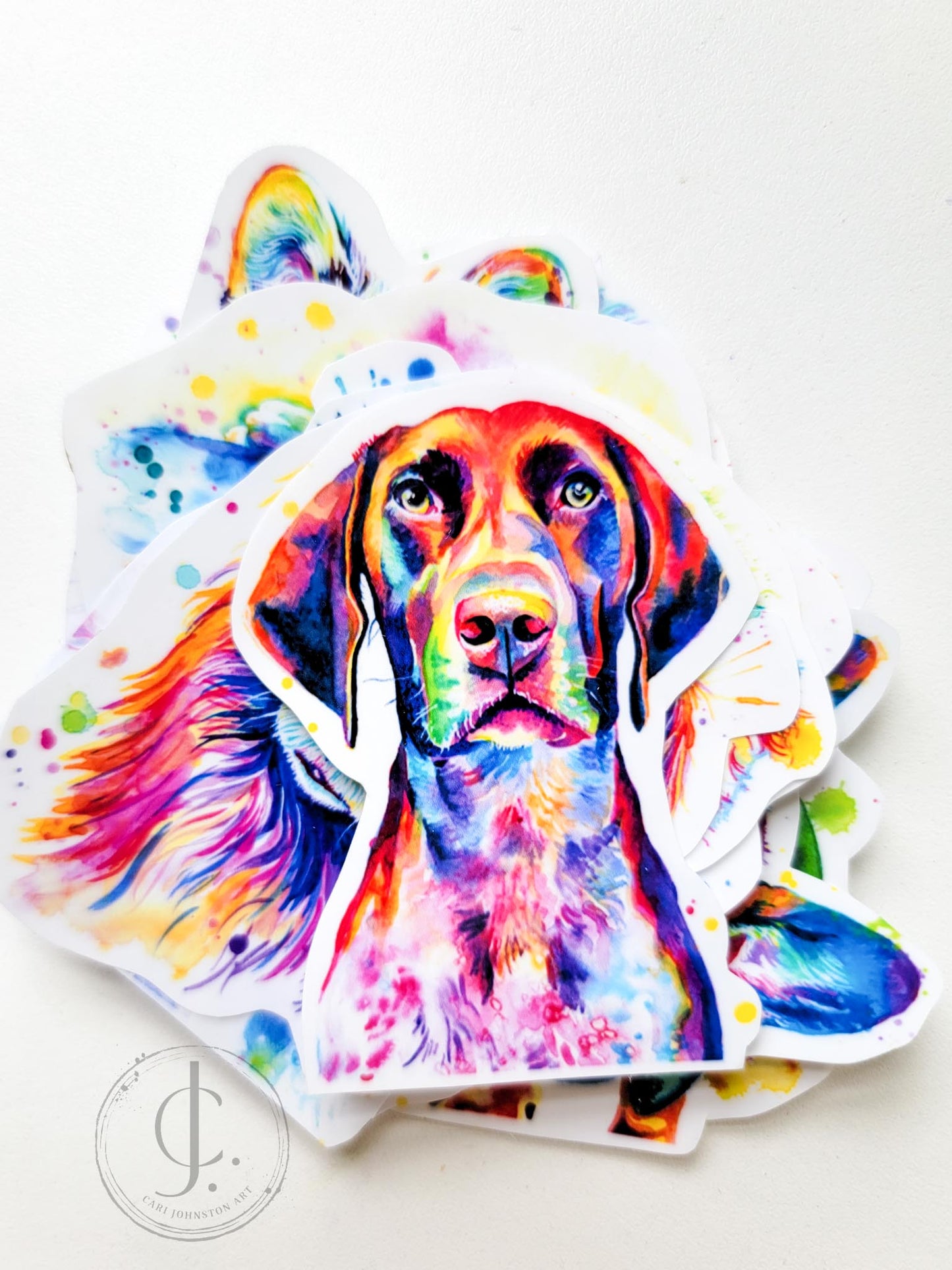 Custom Pet Portrait Stickers
