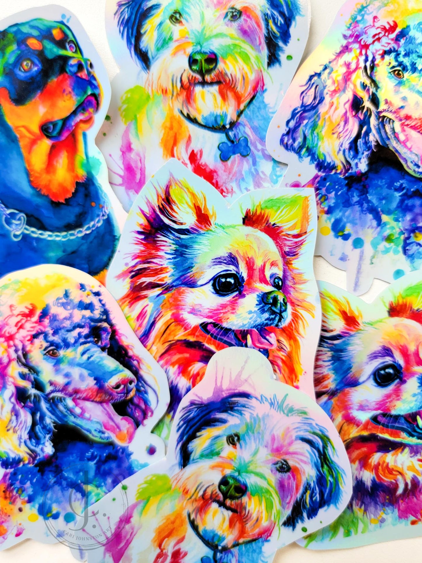 Custom Pet Portrait Stickers