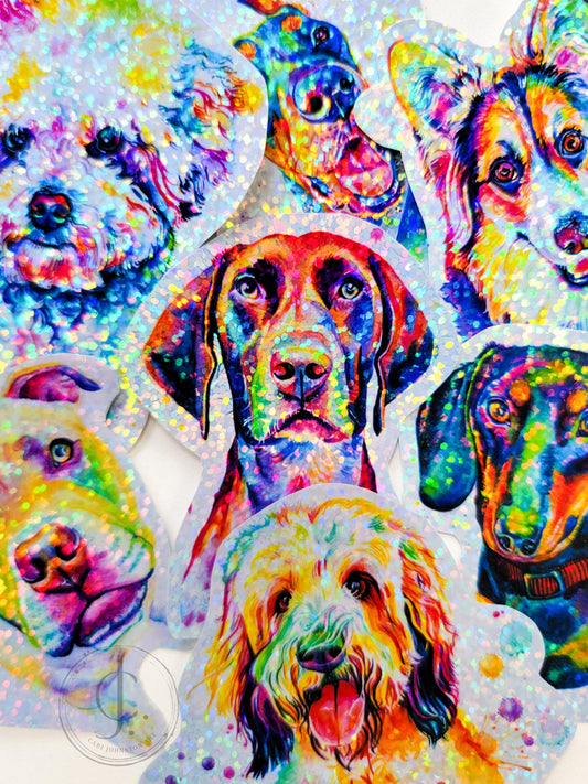 Custom Pet Portrait Stickers