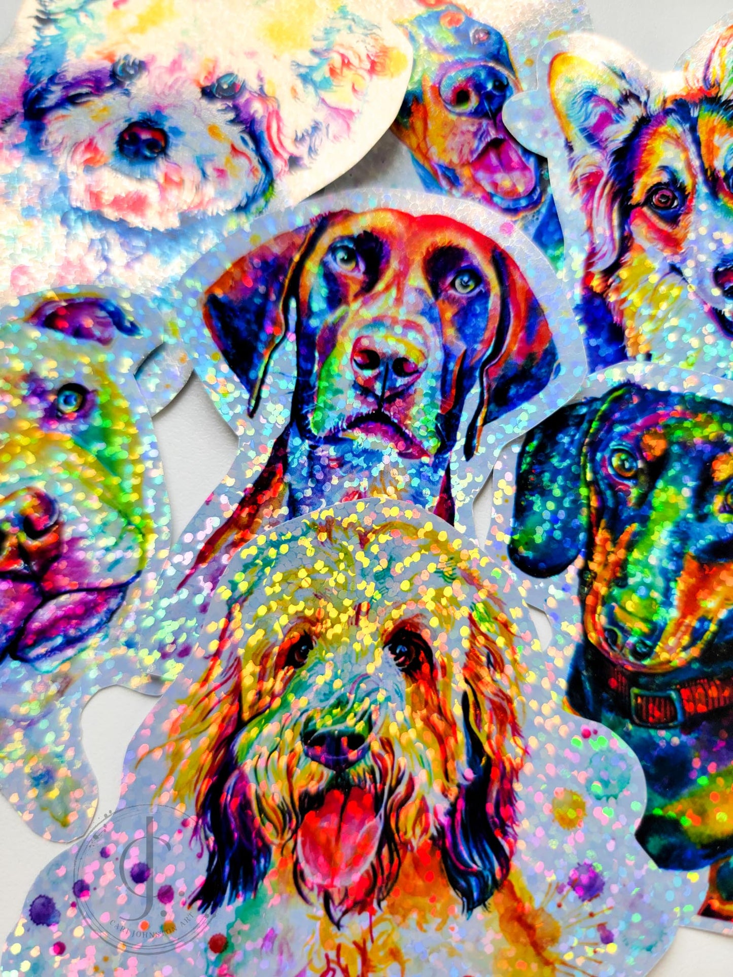 Custom Pet Portrait Stickers
