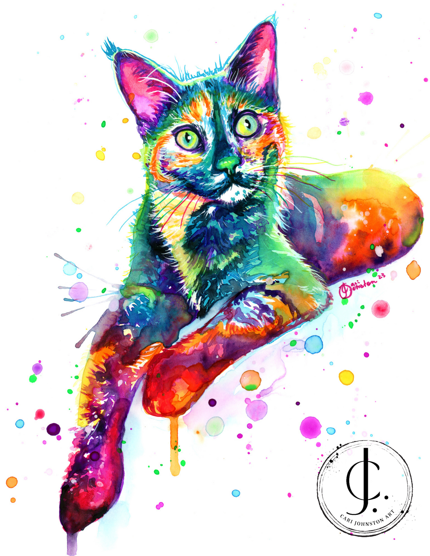 Tortoiseshell Cat Print