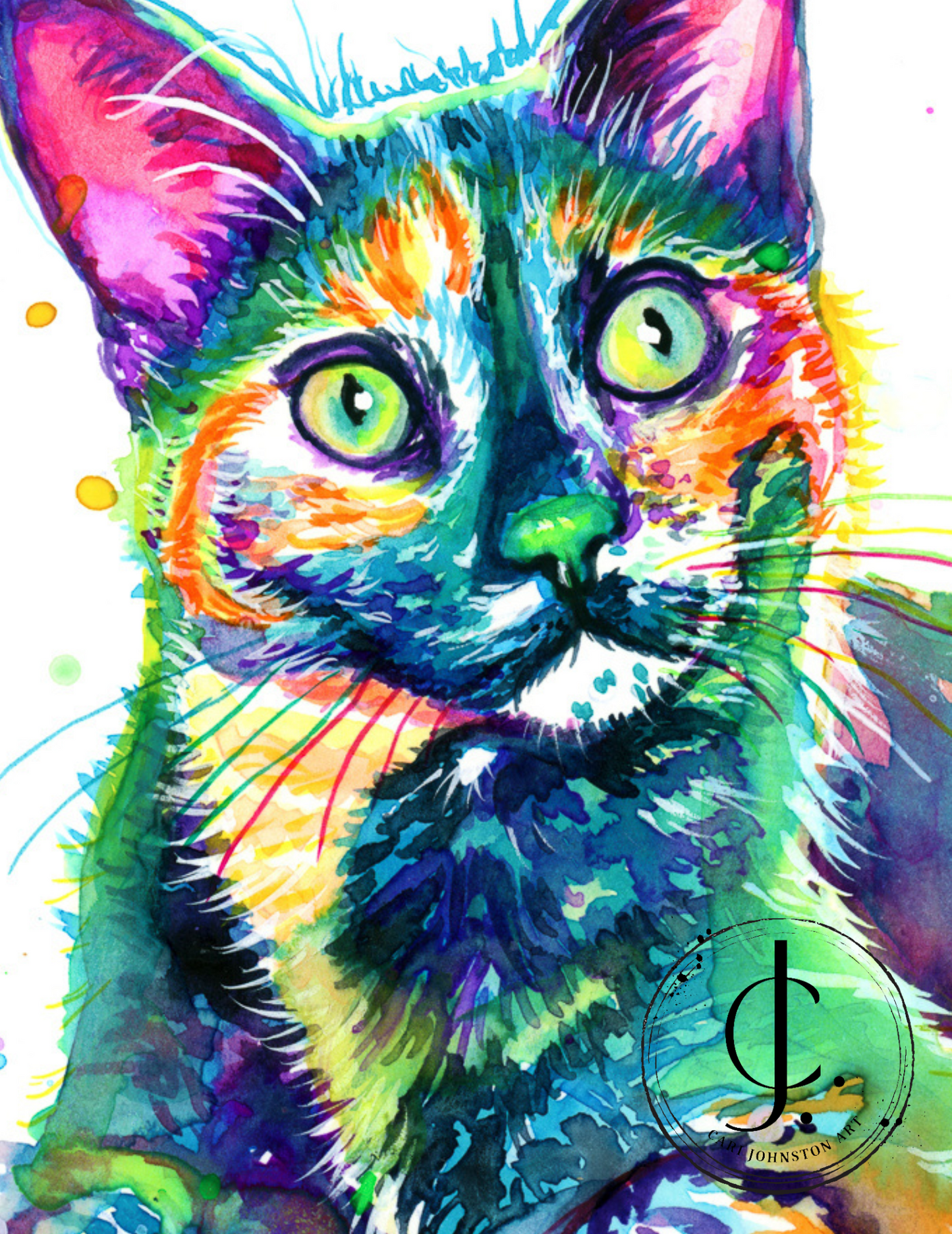 Tortoiseshell Cat Print