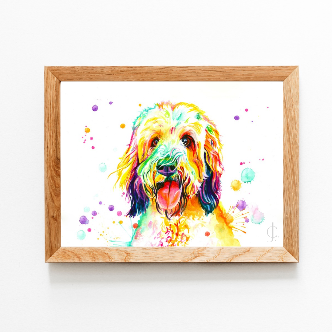 Golden Doodle Print