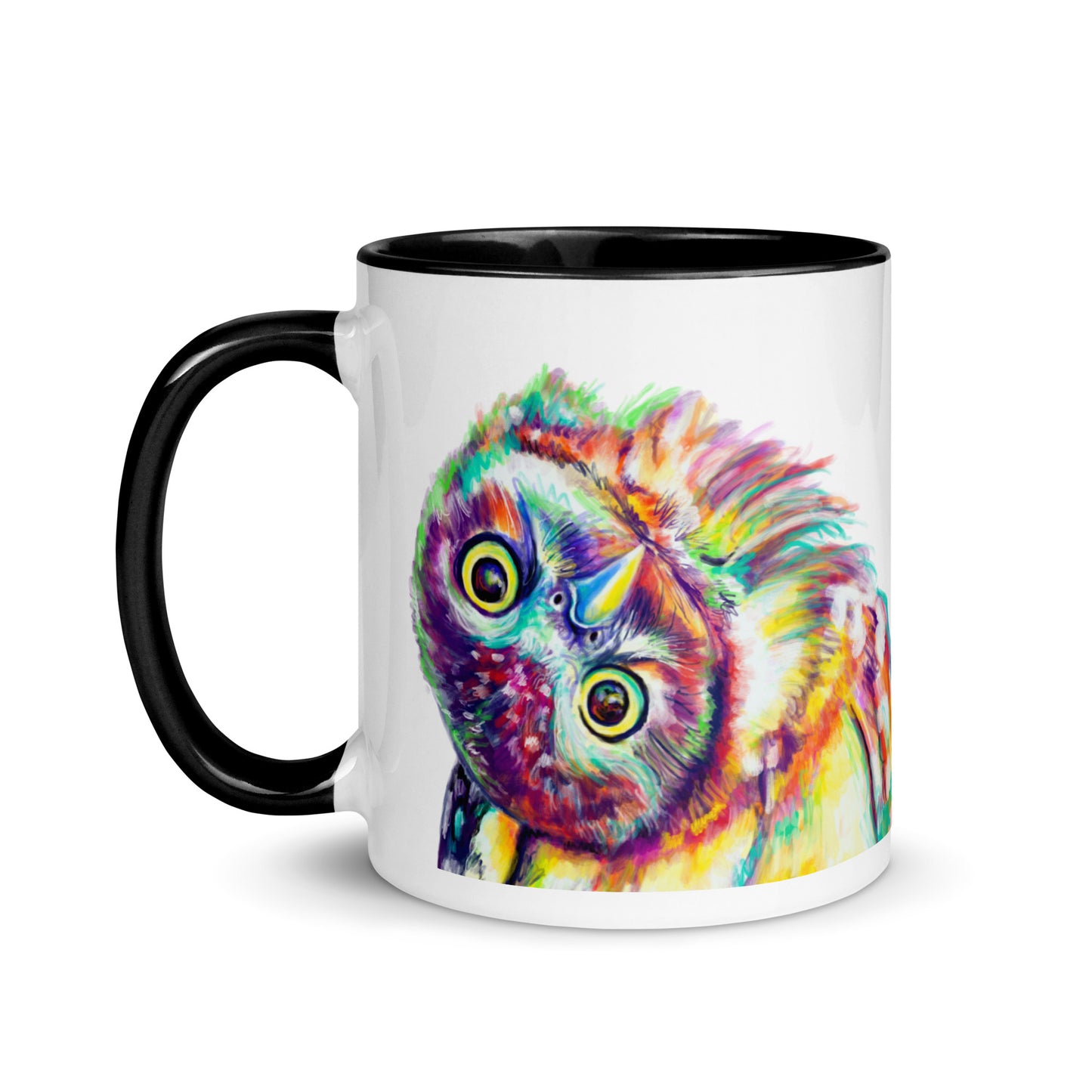 Owl Mug with Color Inside