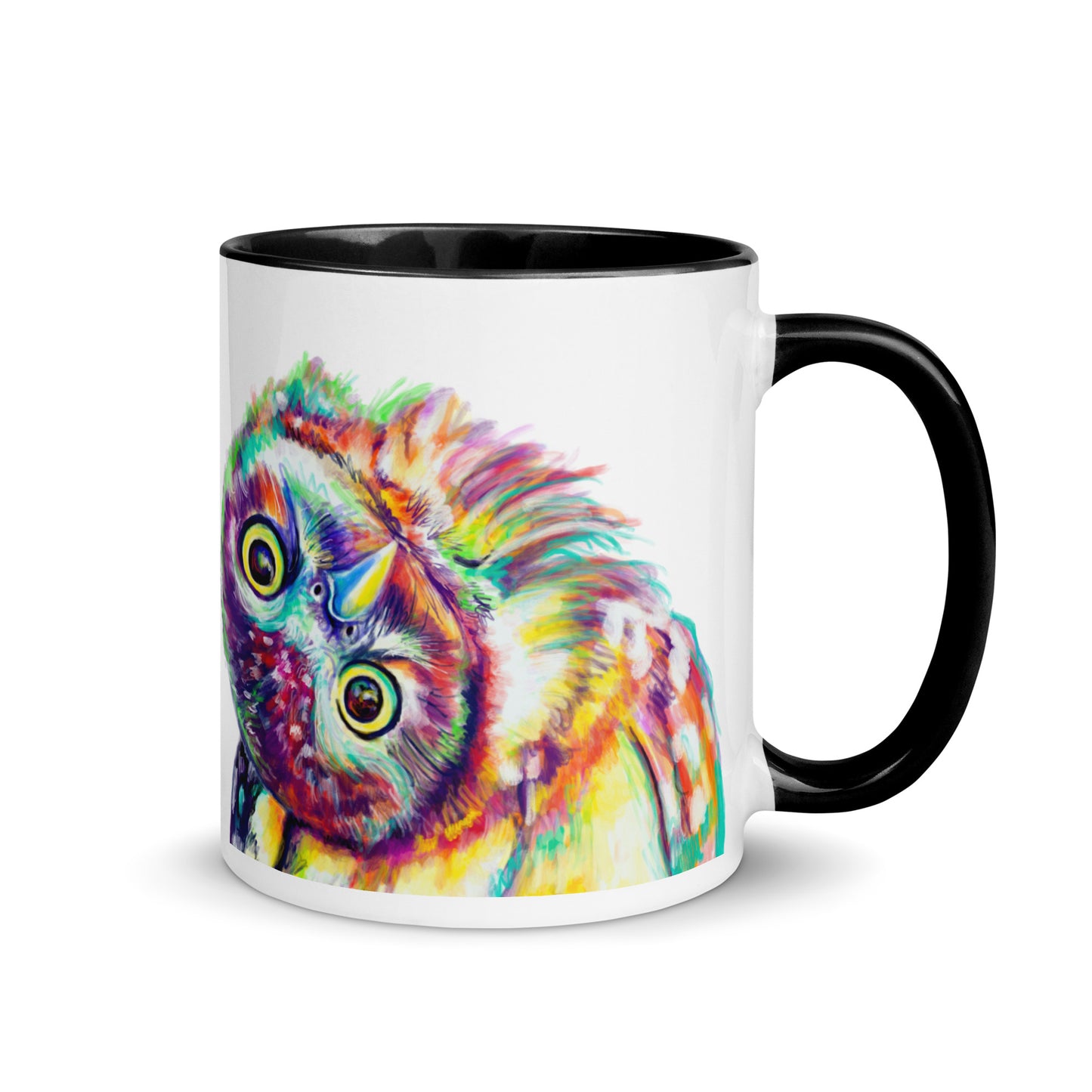 Owl Mug with Color Inside