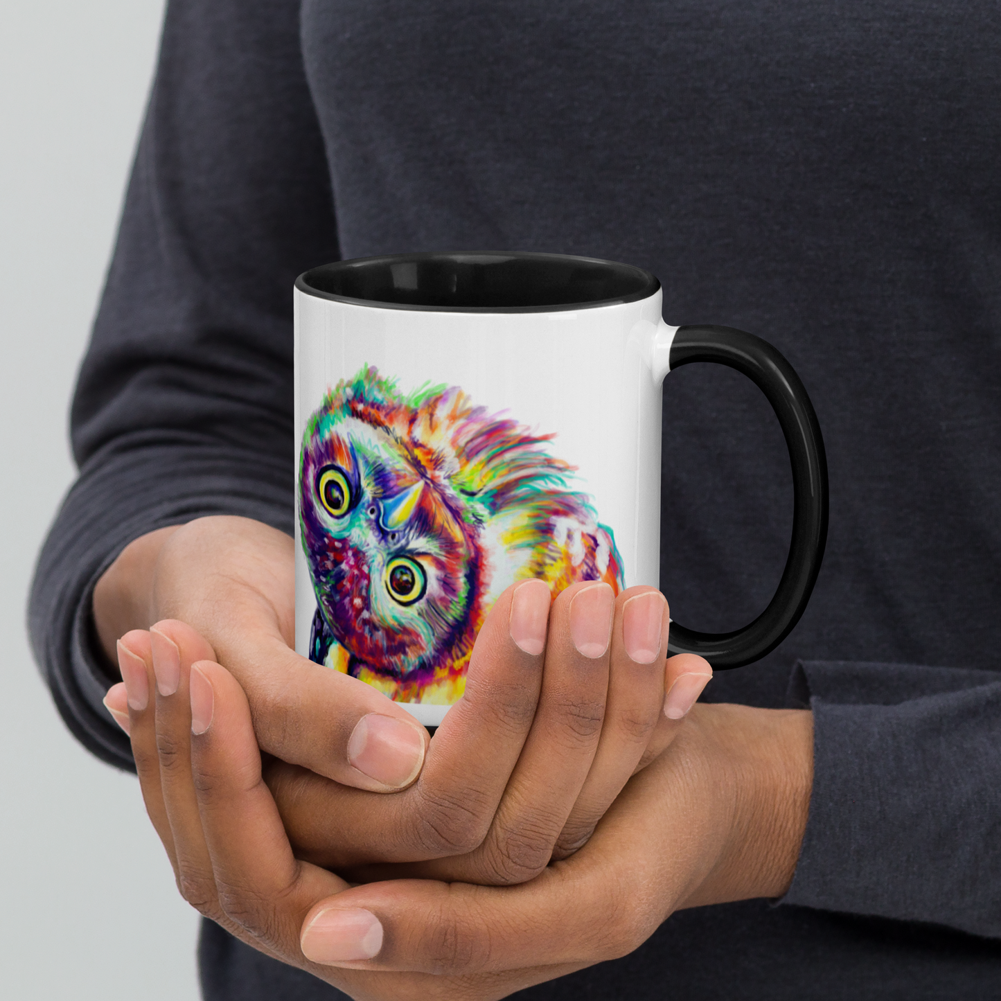 Owl Mug with Color Inside