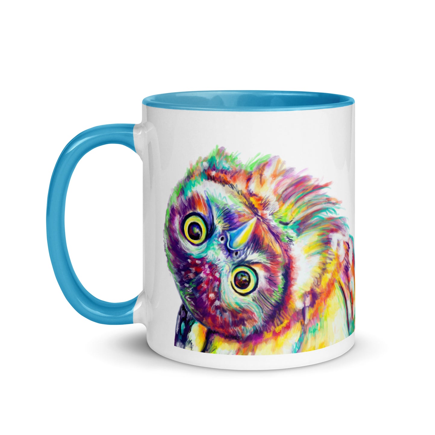 Owl Mug with Color Inside