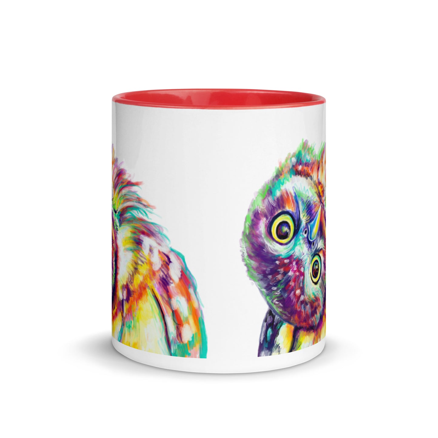 Owl Mug with Color Inside