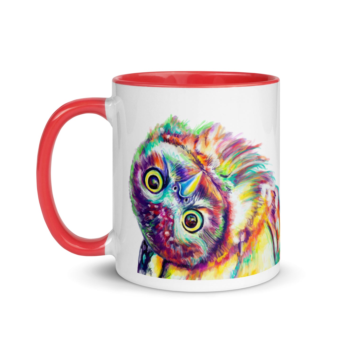 Owl Mug with Color Inside