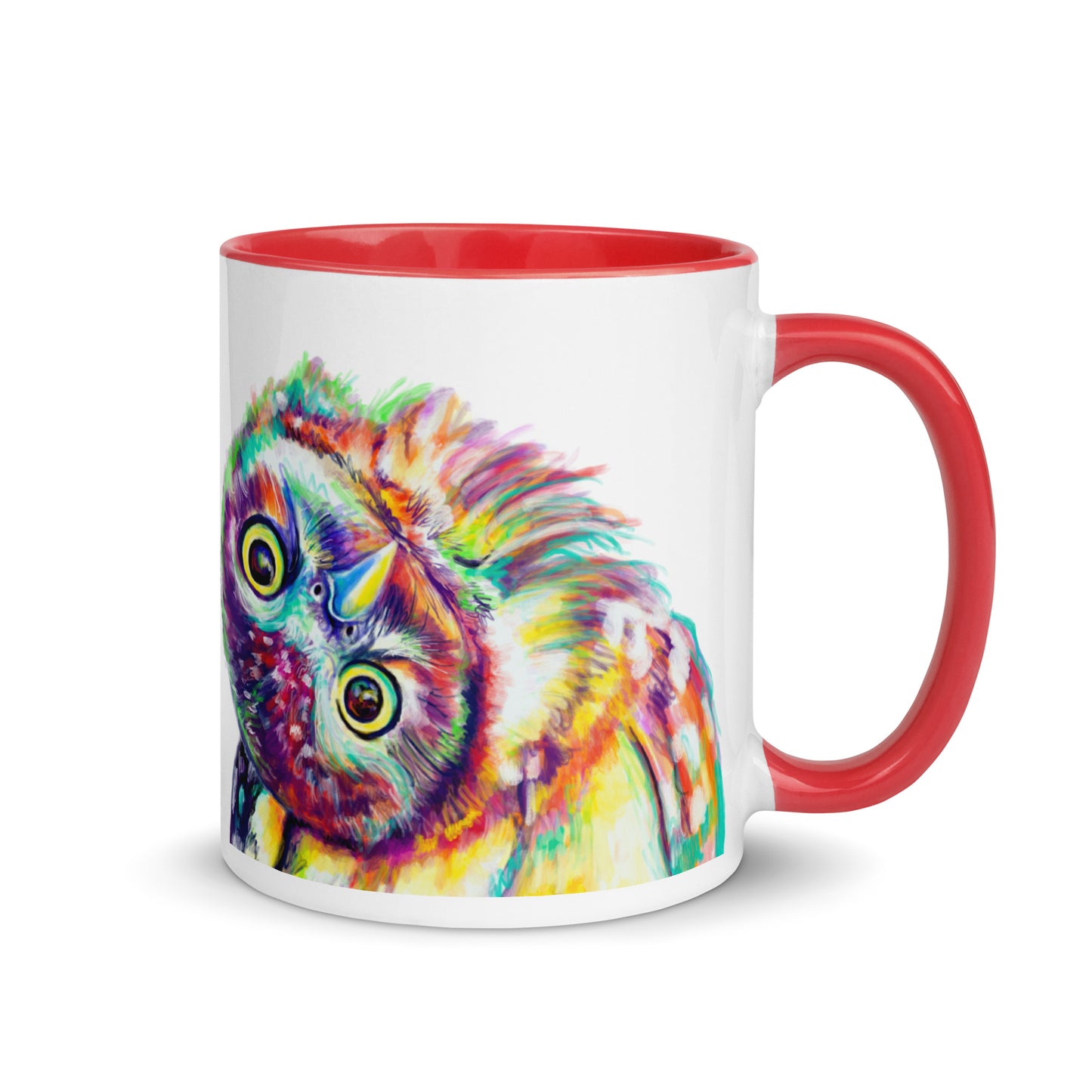 Owl Mug with Color Inside