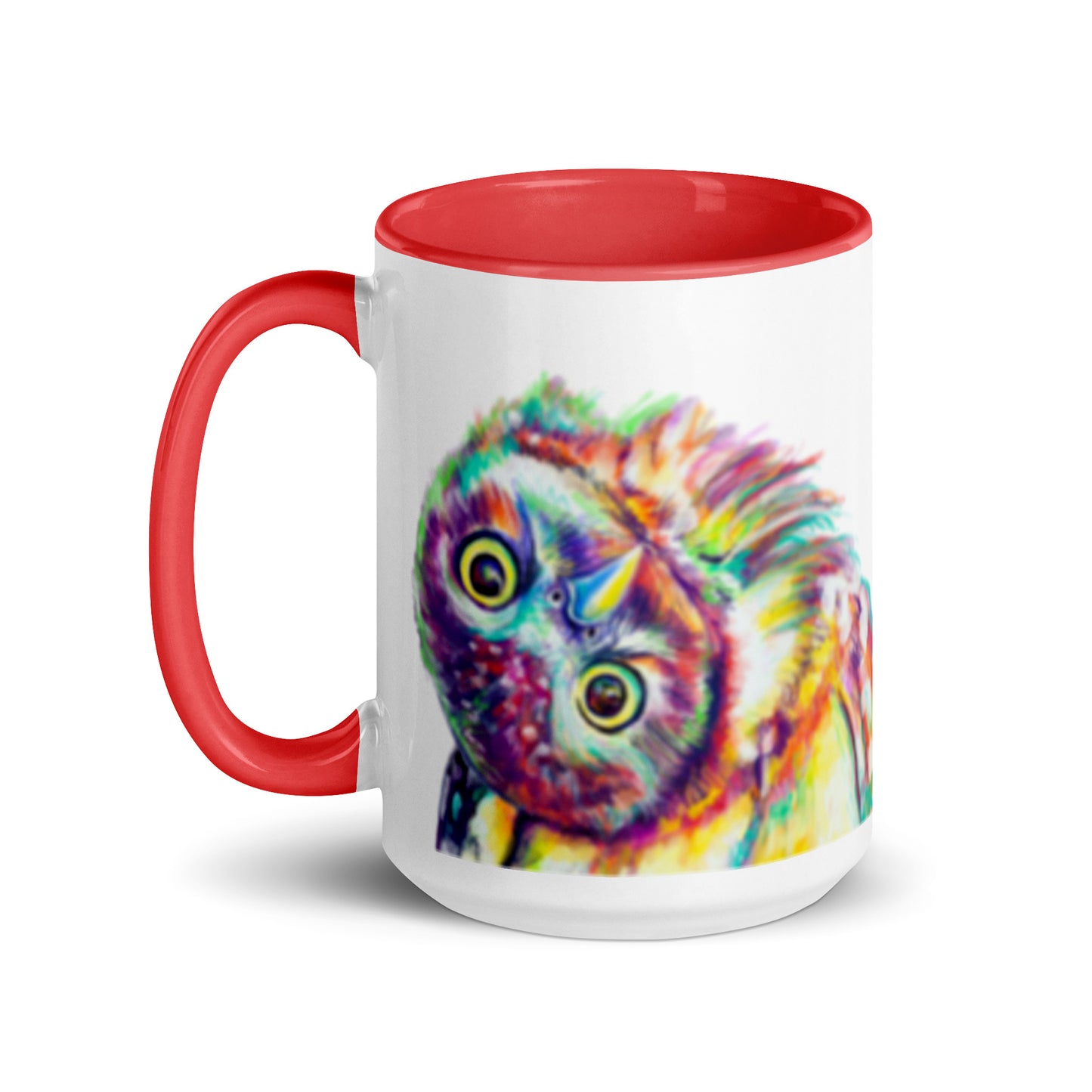 Owl Mug with Color Inside