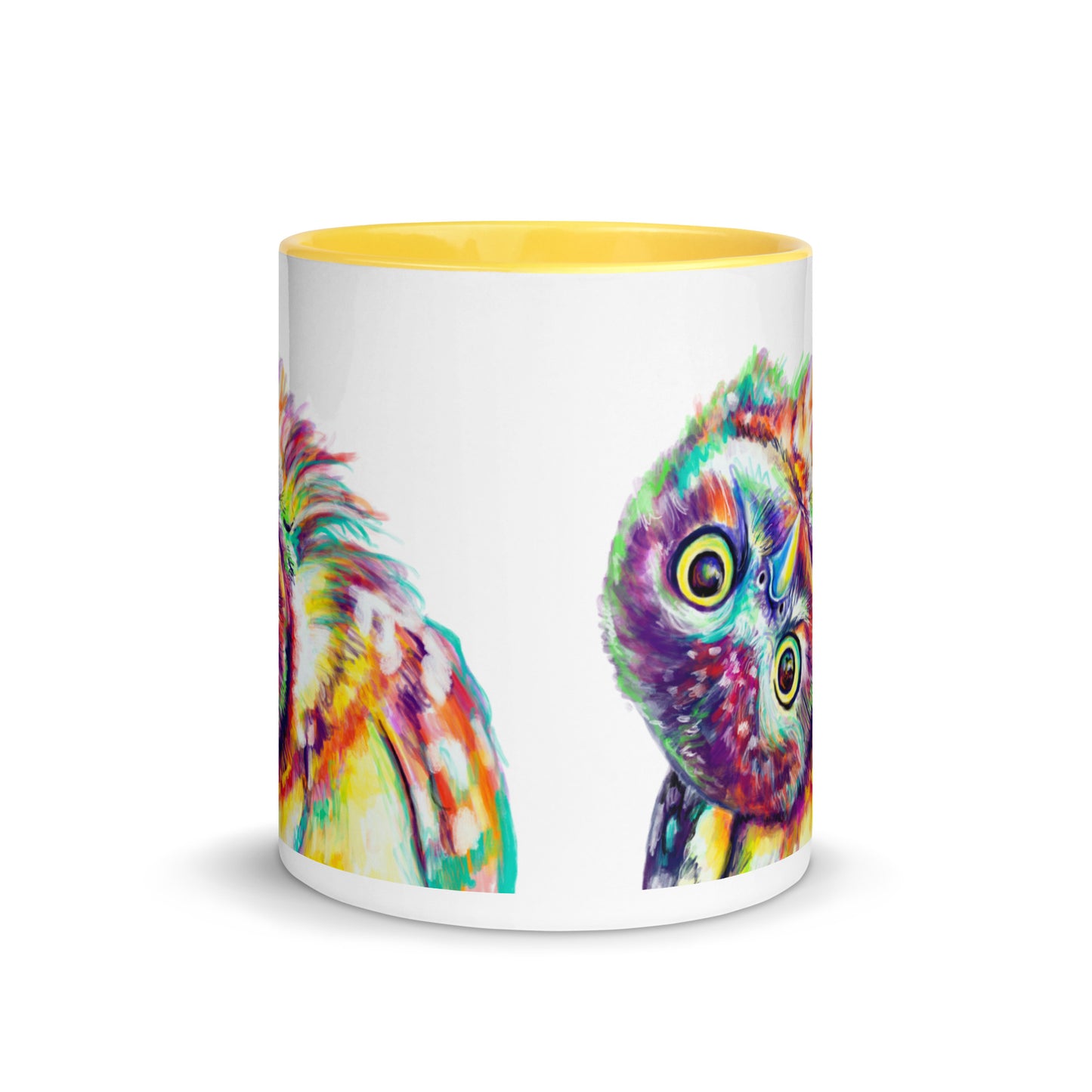 Owl Mug with Color Inside