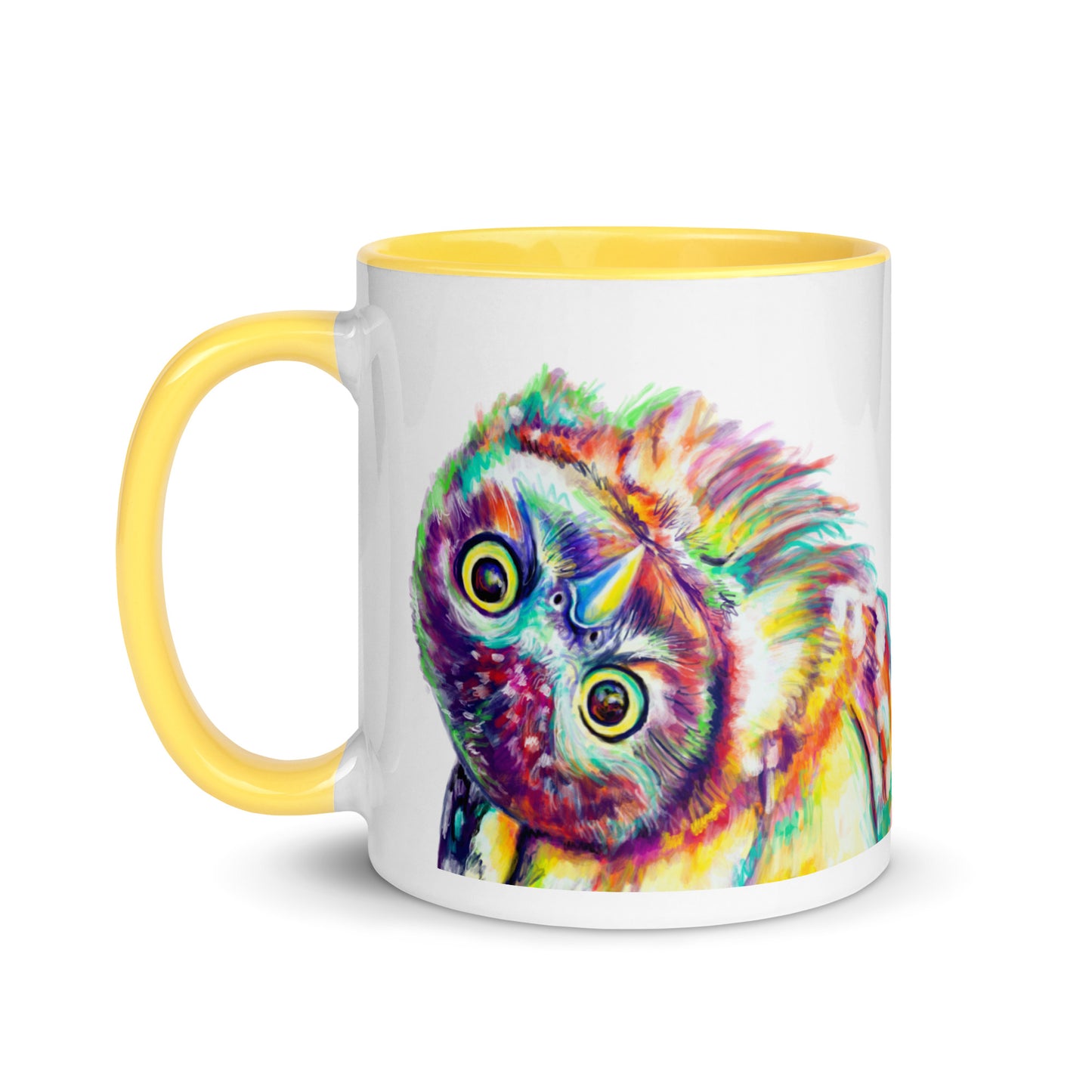 Owl Mug with Color Inside