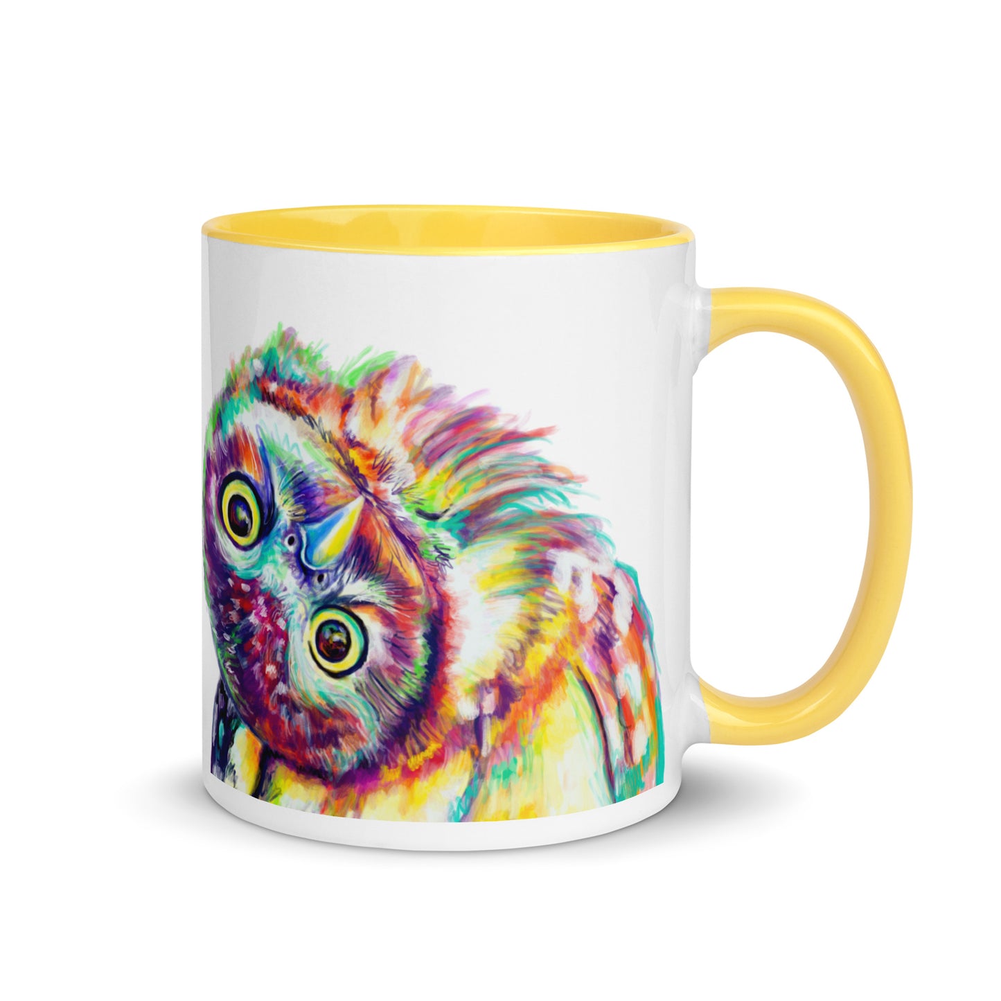 Owl Mug with Color Inside