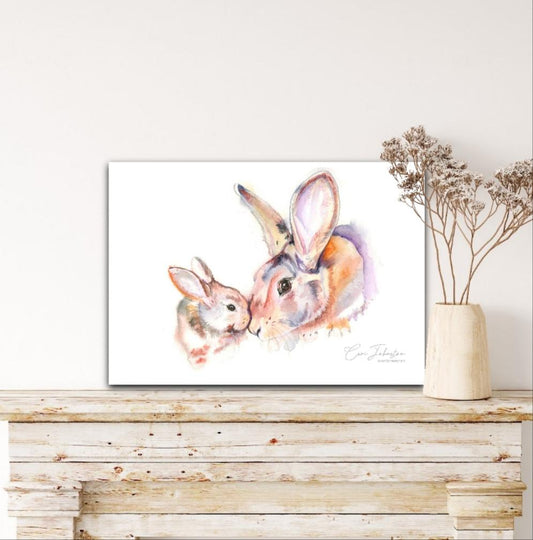 Bunny Love Original Painting