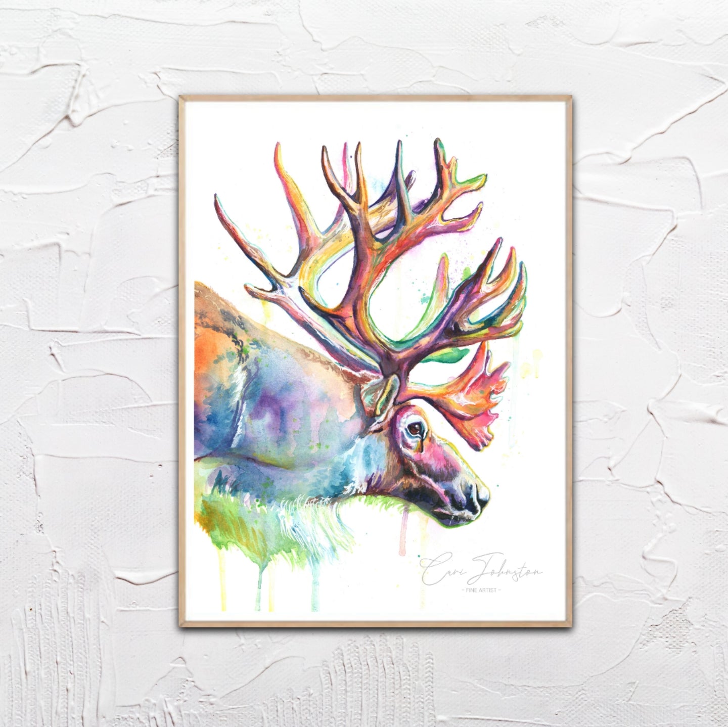 Caribou Original Painting