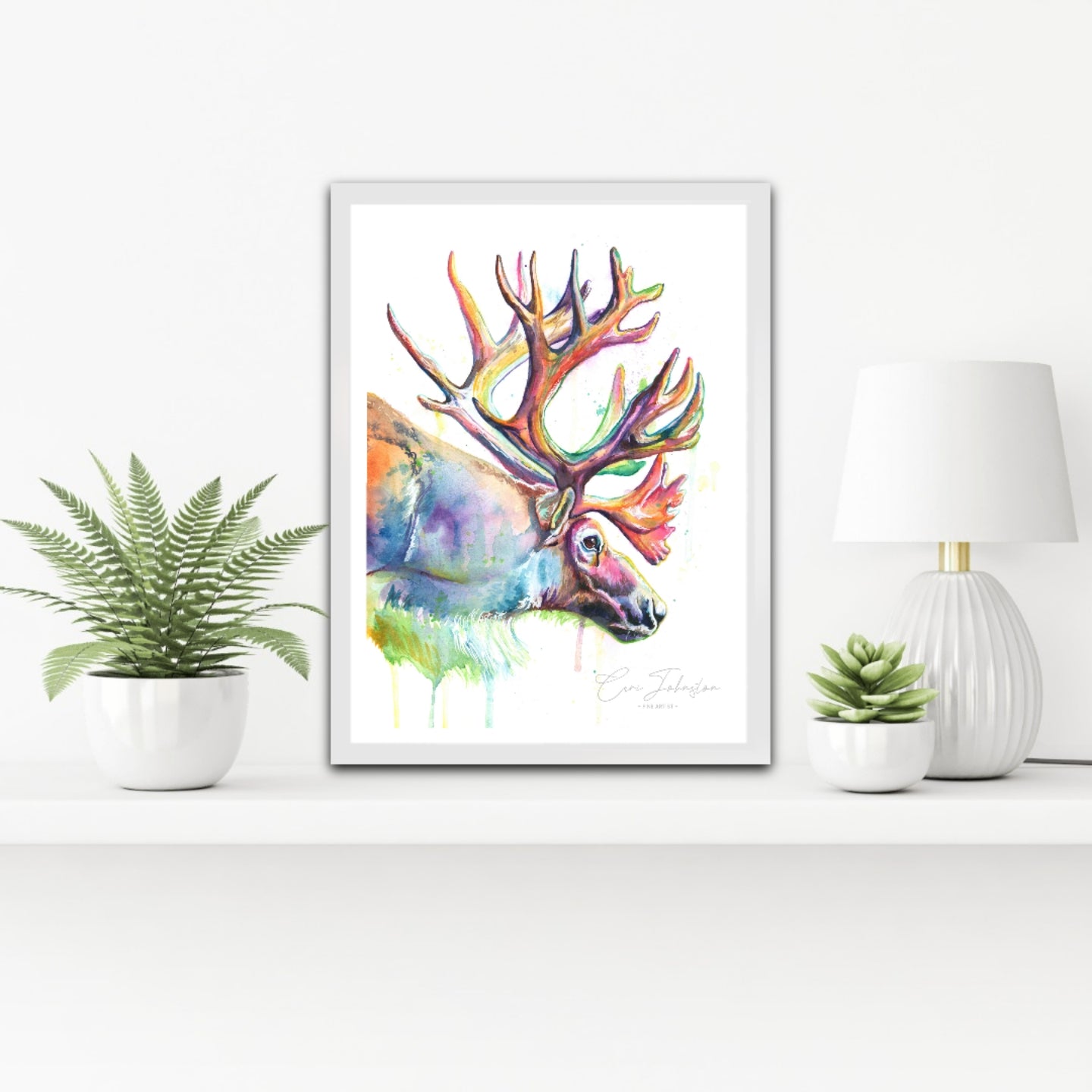 Caribou Original Painting