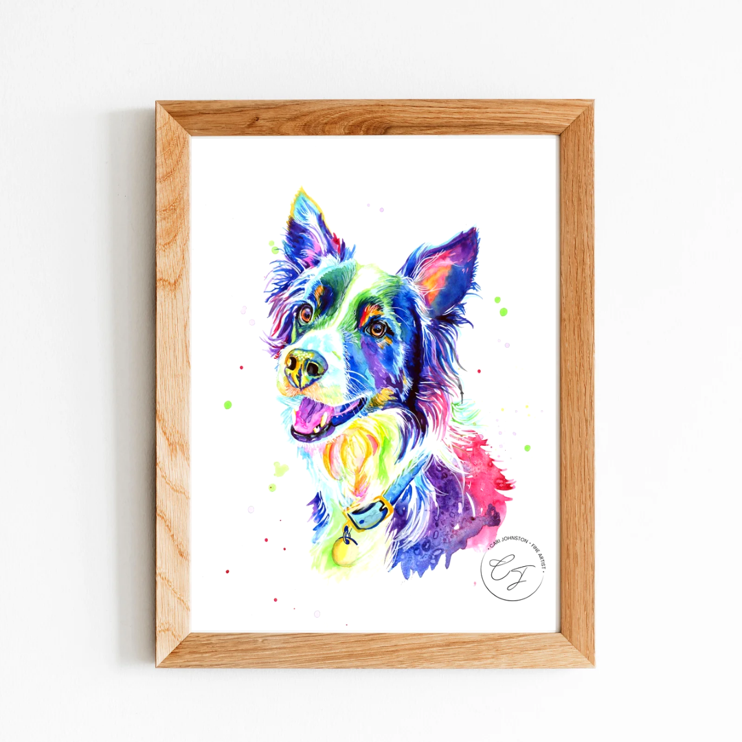 Border Collie Print