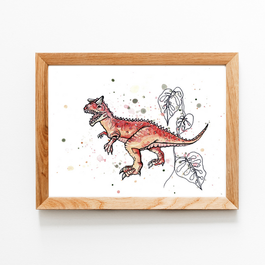 Boho T-Rex Print