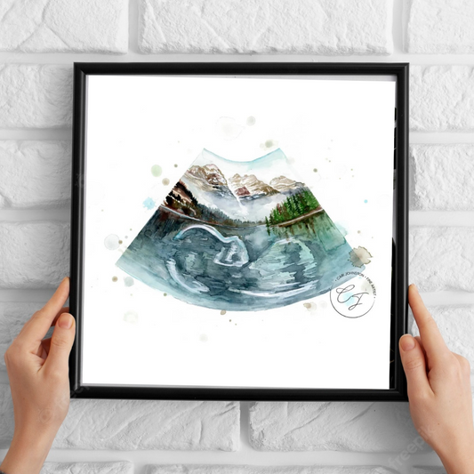 Custom Scenic Sonogram Painting