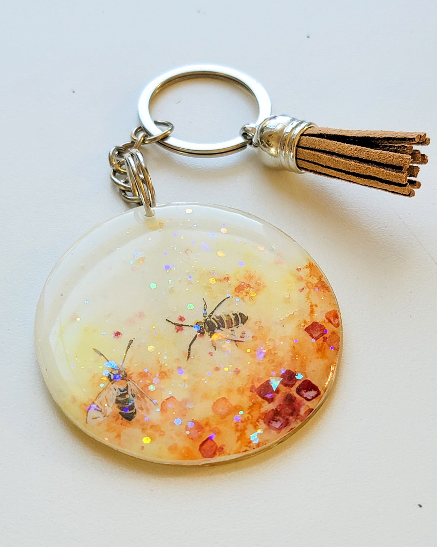 Honey Bee Keychain
