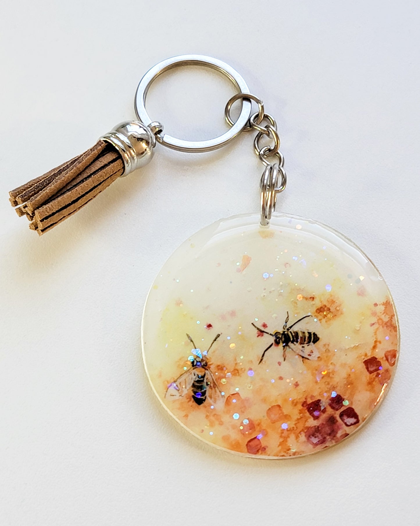 Honey Bee Keychain