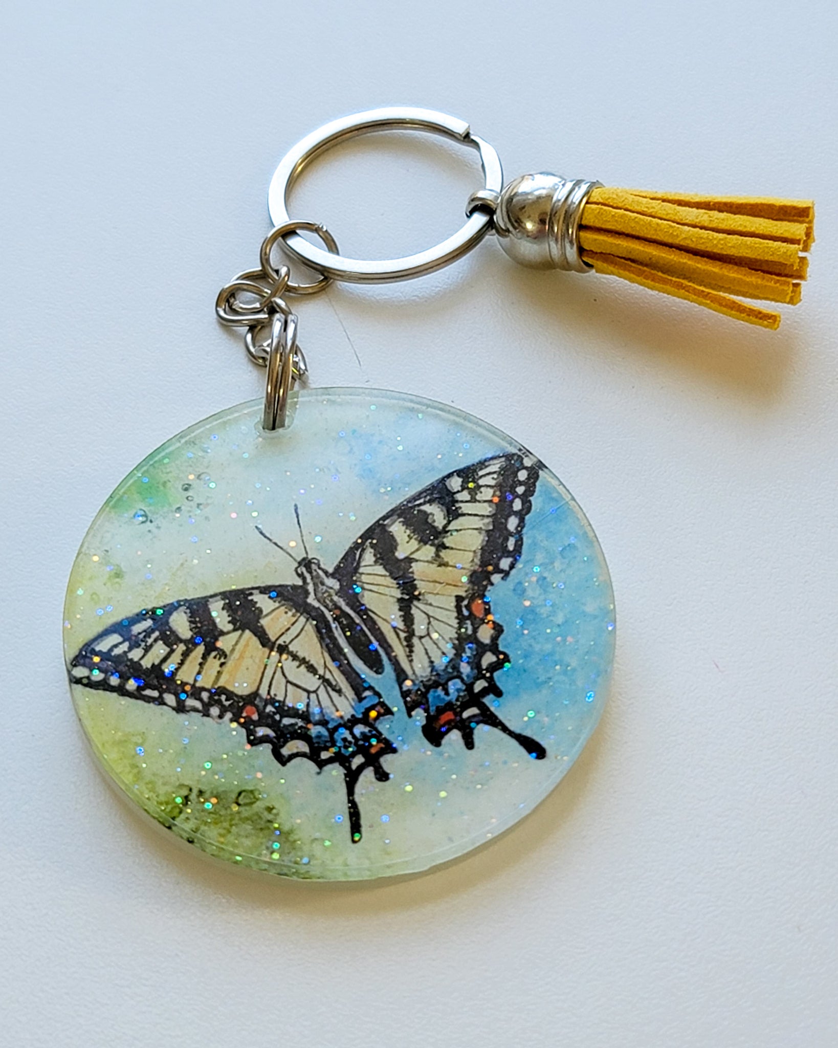 Real on sale butterfly keychain