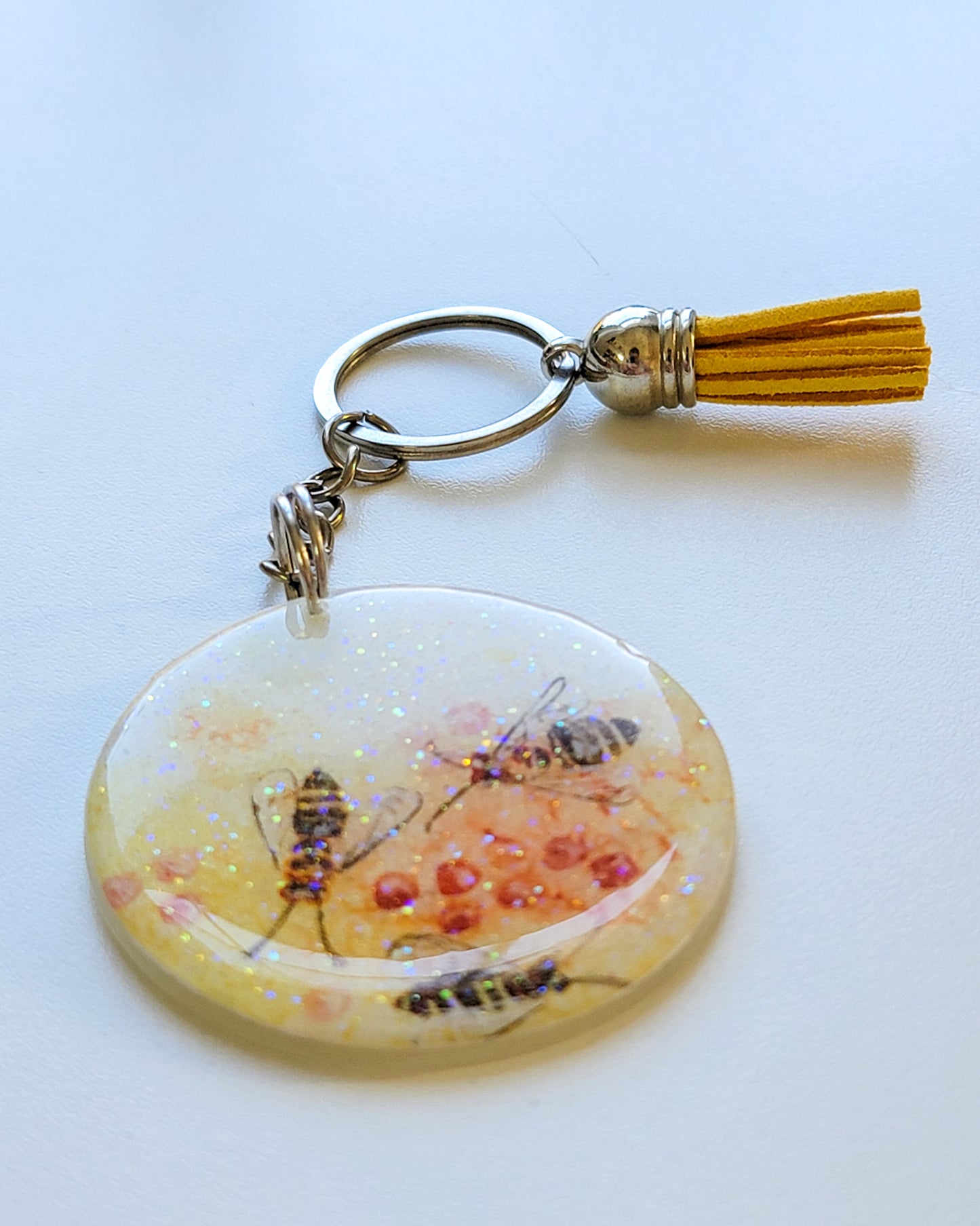 Honey Bee Keychain