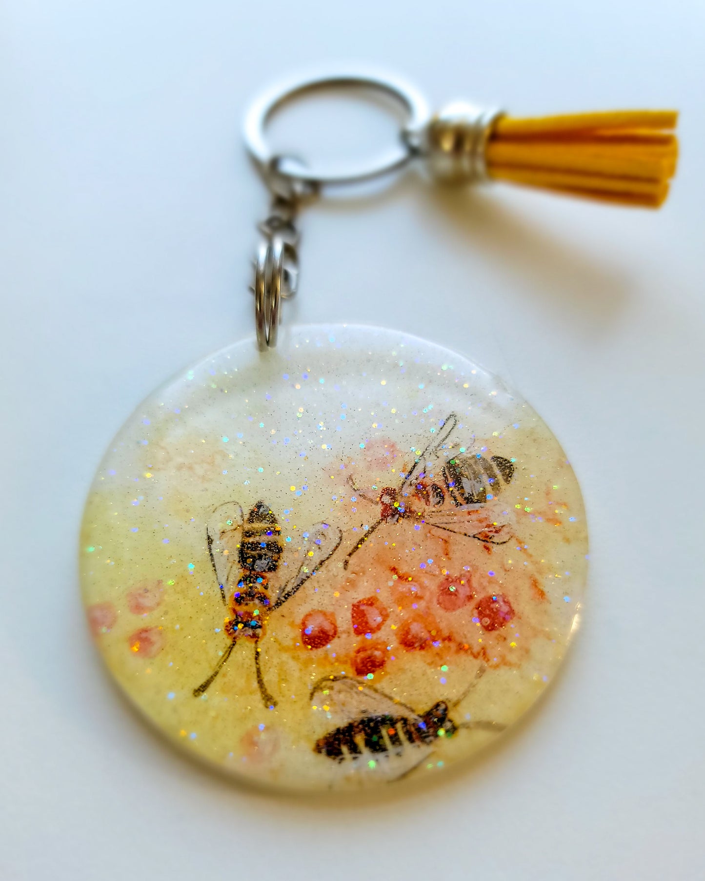 Honey Bee Keychain