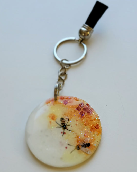 Honey Bee Keychain