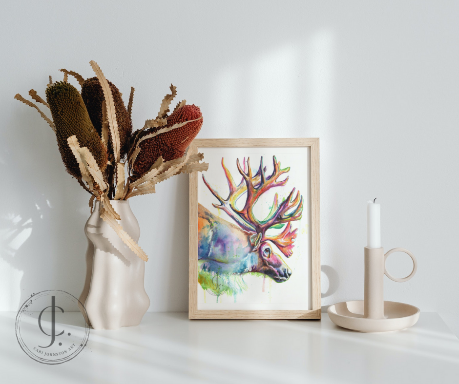 Caribou Print