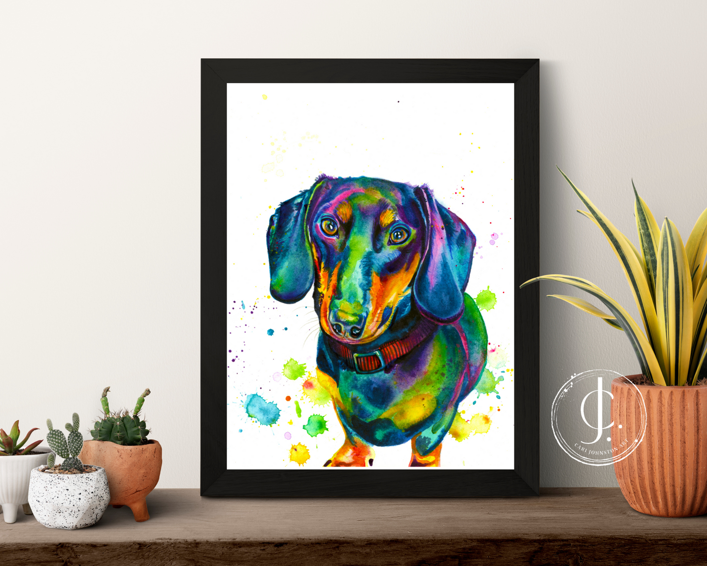 Dachshund Dog Print