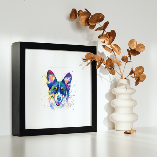 Corgi Original Watercolor Painting