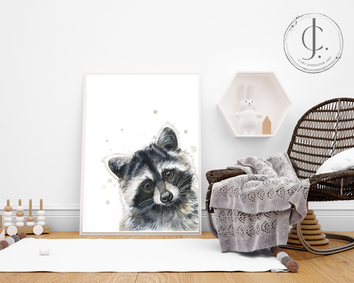 Racoon Print