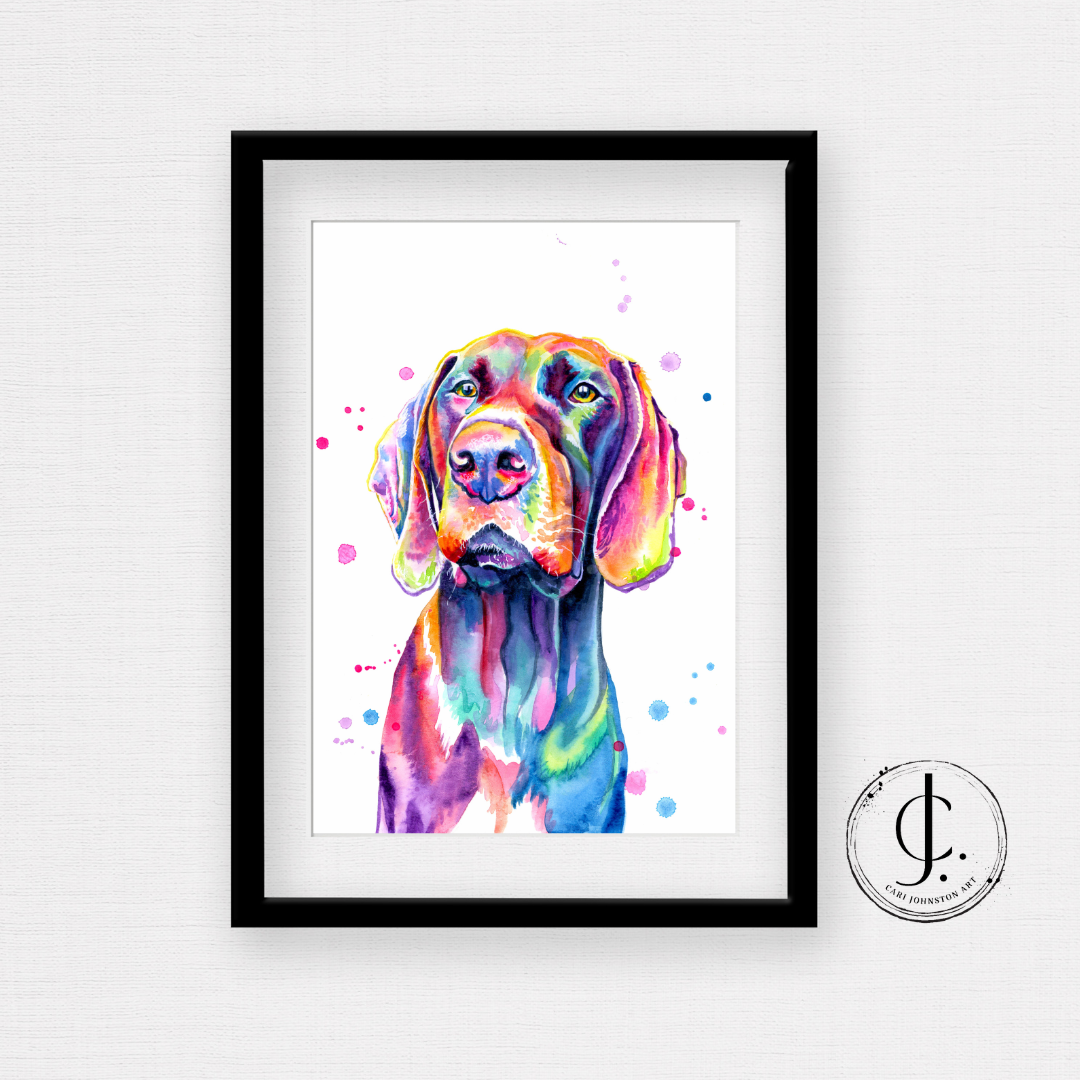 German Shorthaired Pointer Print