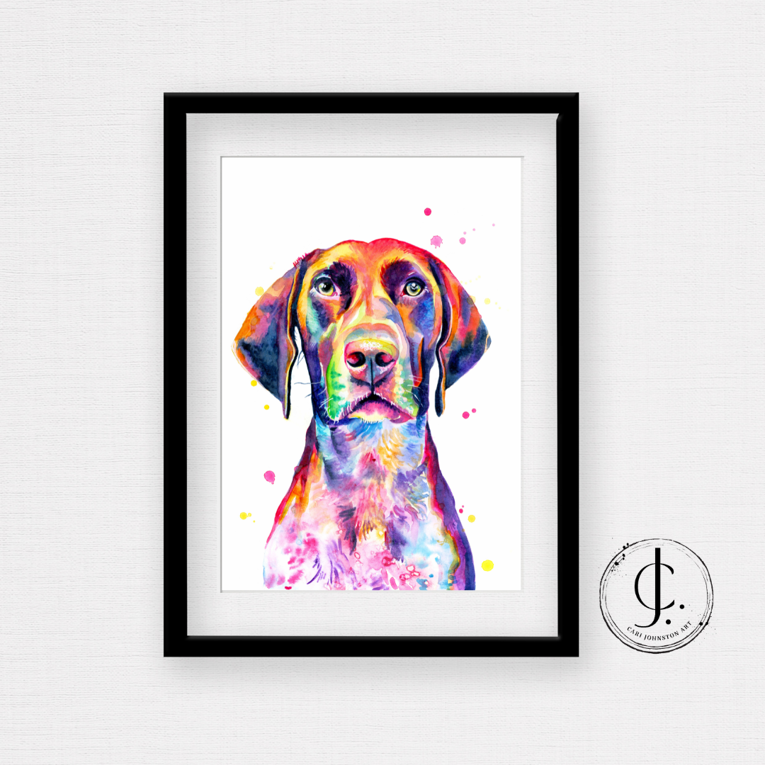 German Shorthaired Pointer Leo Print