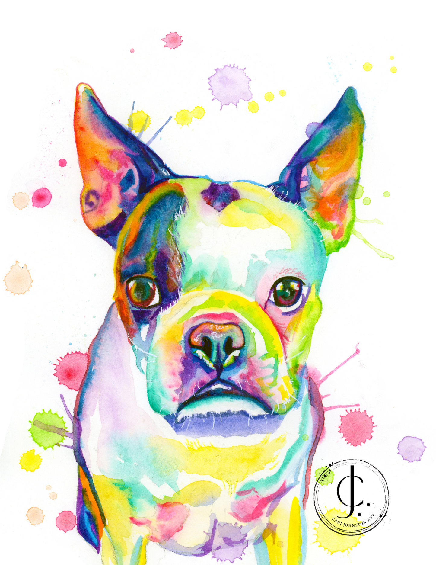 Boston Terrier Print