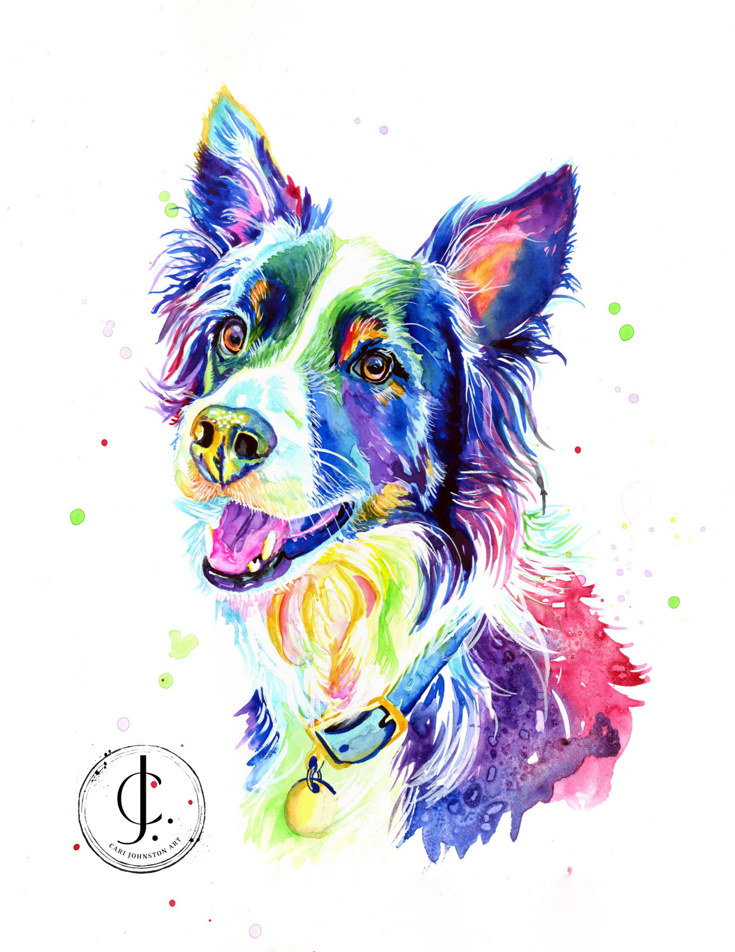 Border Collie Print