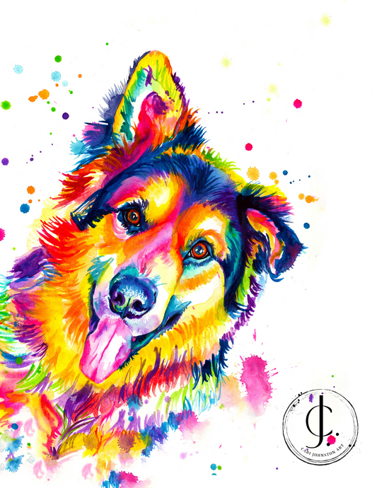 German Shepherd Print