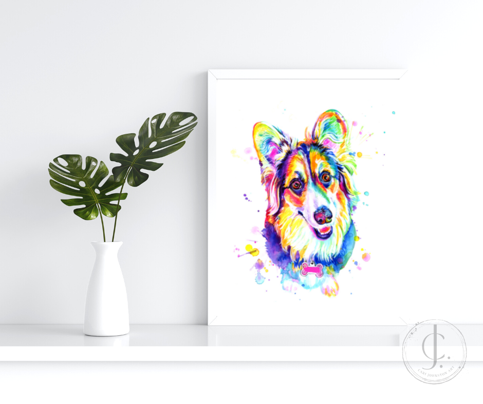 Corgi Print