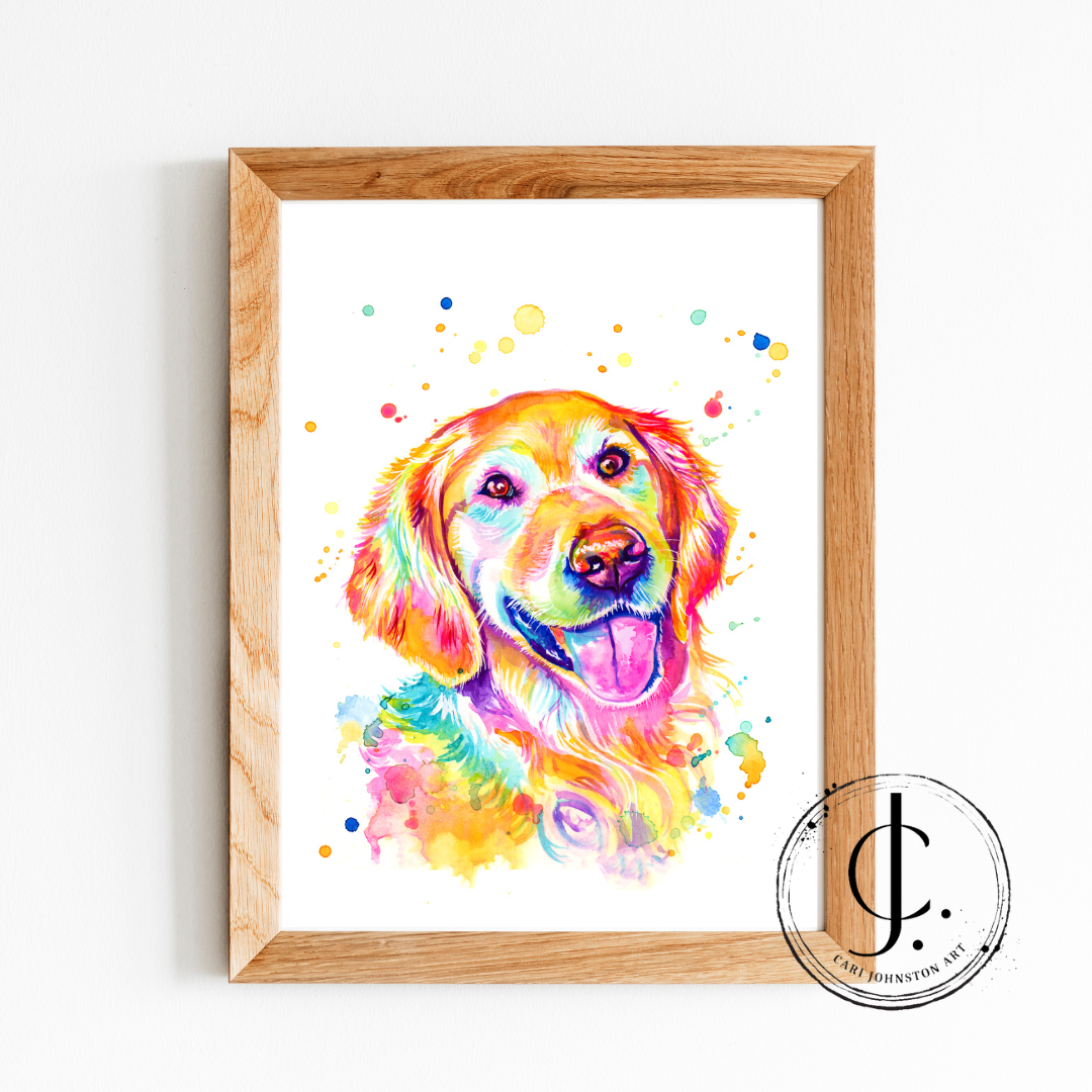 Golden Retriever Print