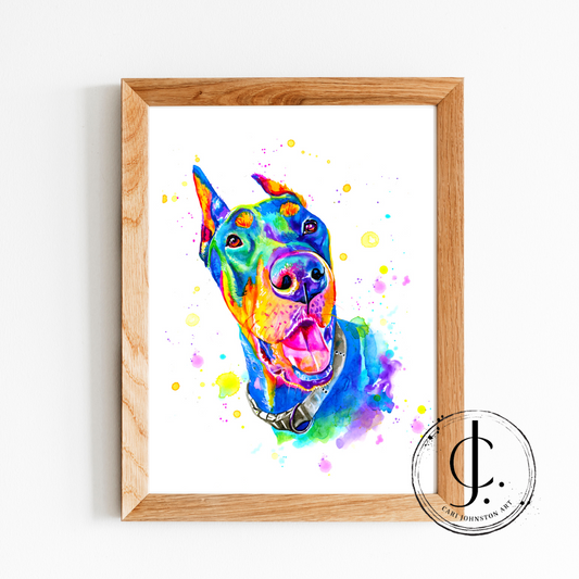 Doberman Print