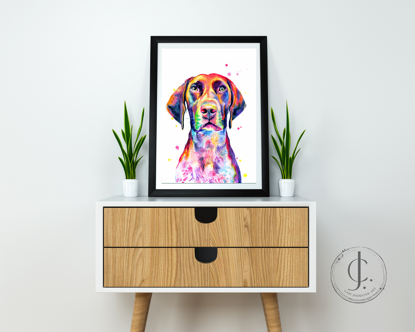 Leo the German Shorthaired Pointer Print