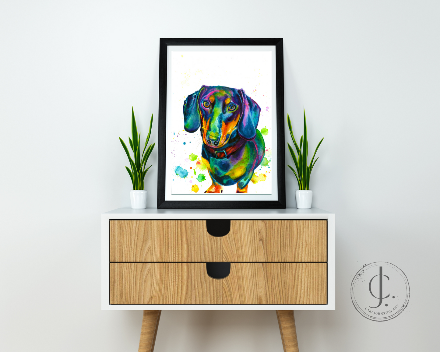 Dachshund Dog Print