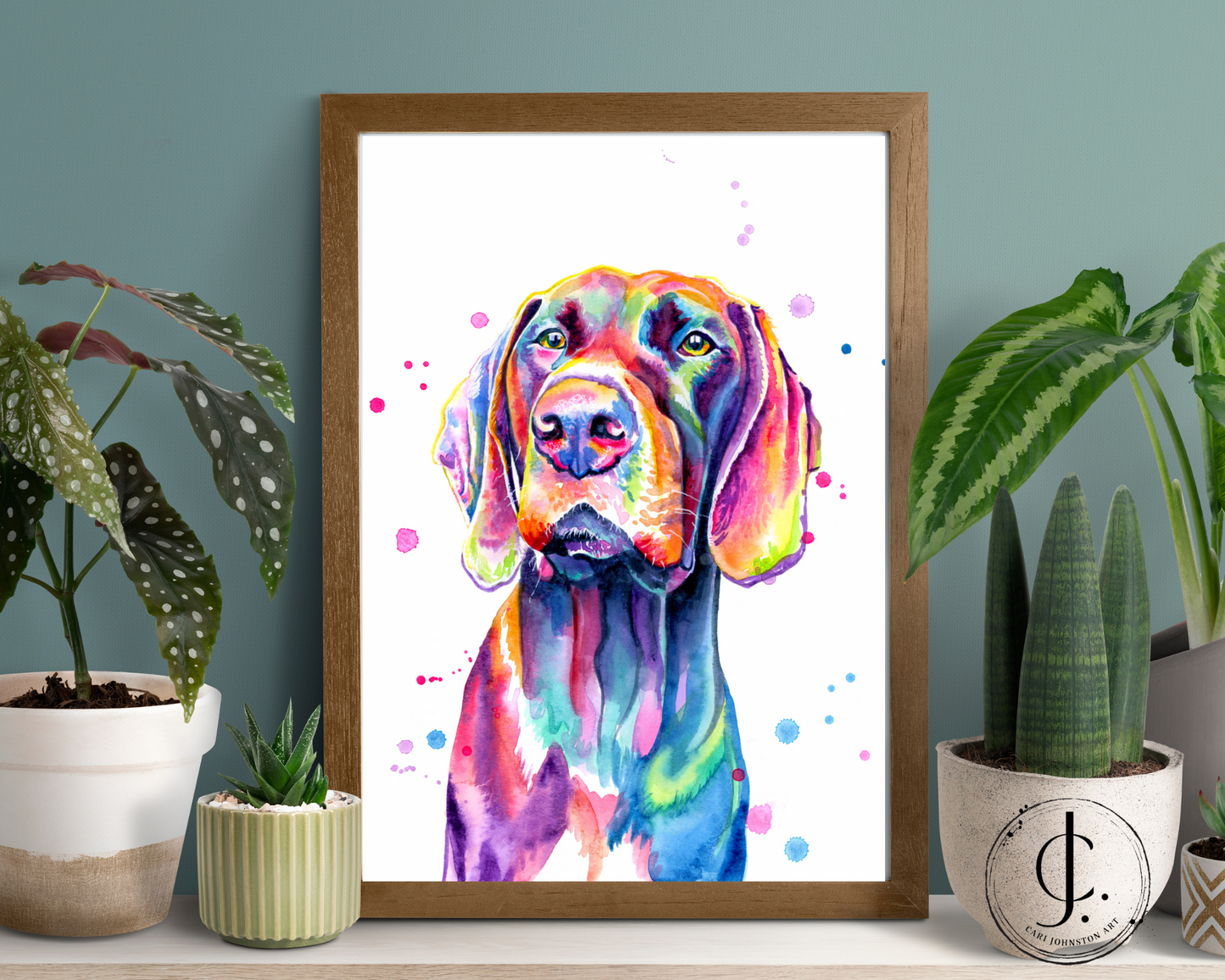 German Shorthaired Pointer Print