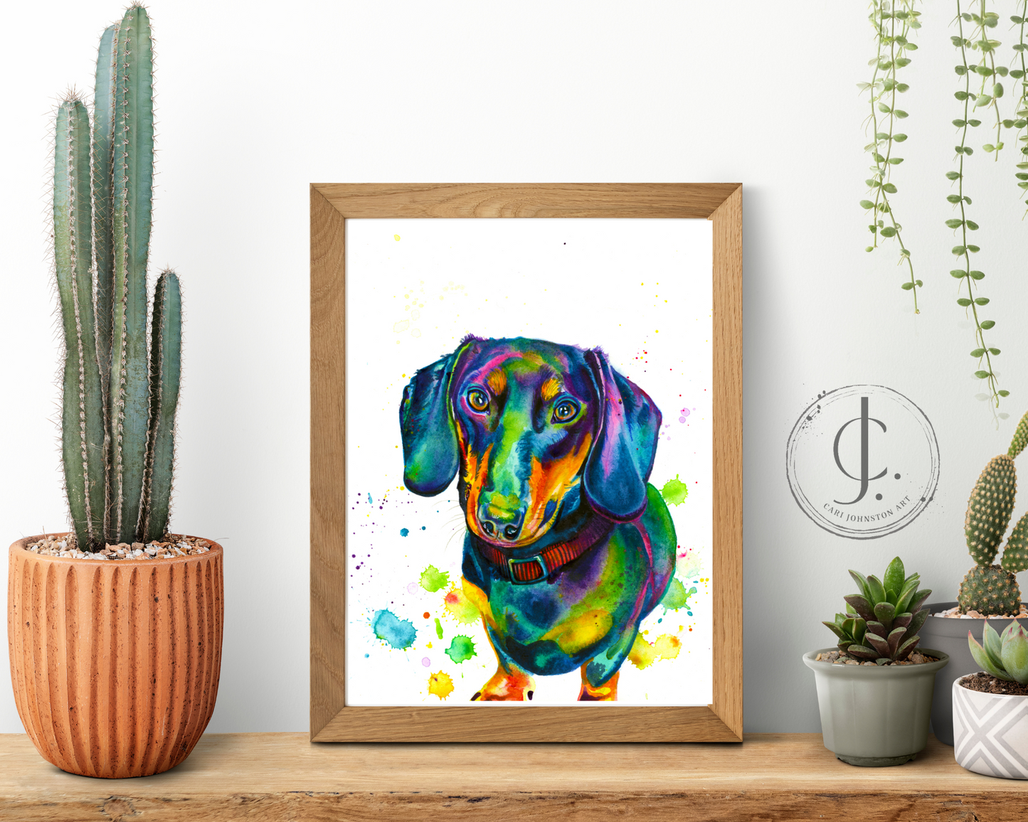 Dachshund Dog Print