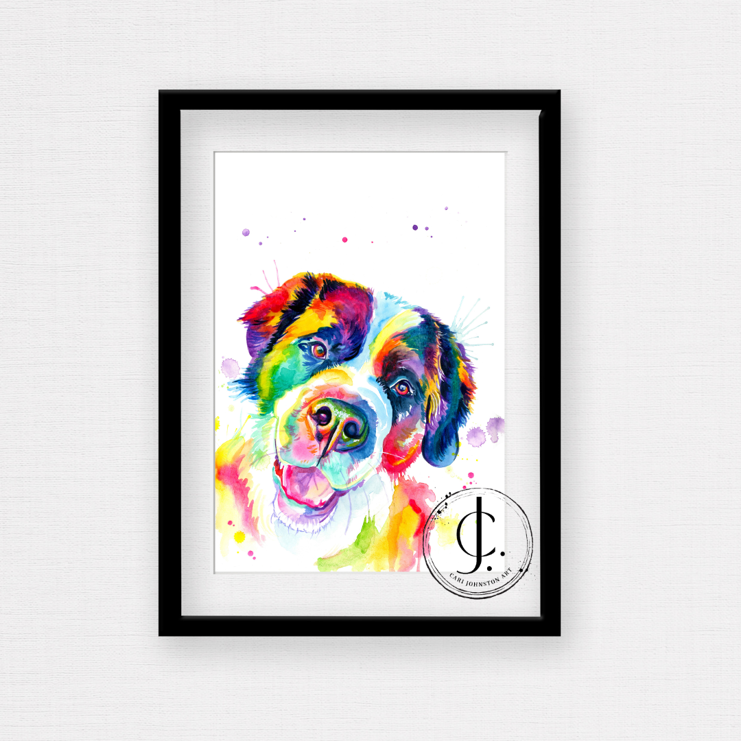 Saint Bernard Print