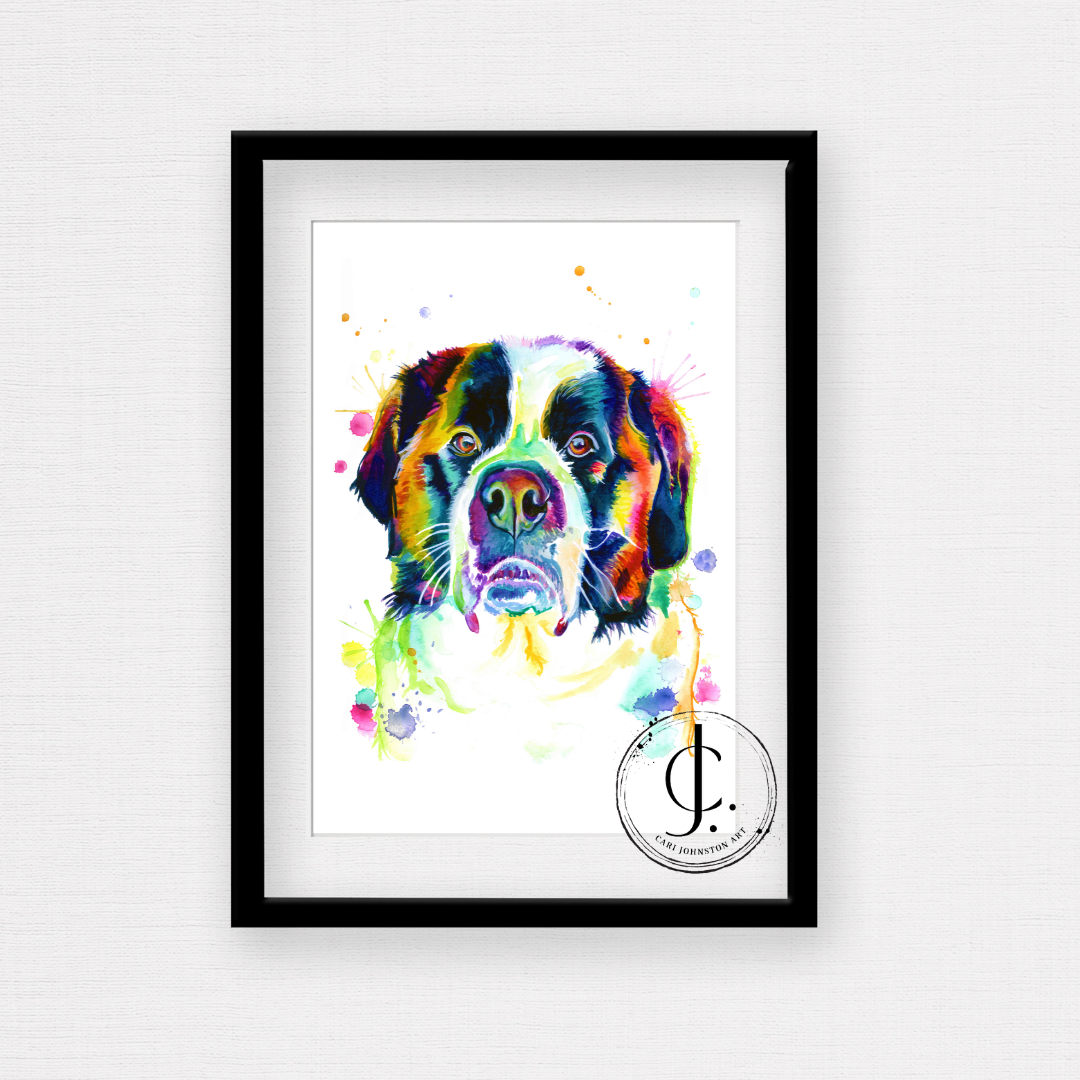 Saint Bernard Print