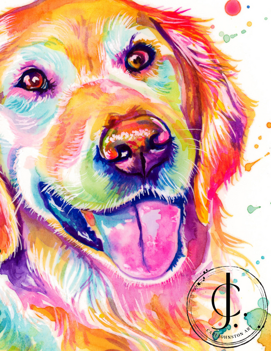 Golden Retriever Print