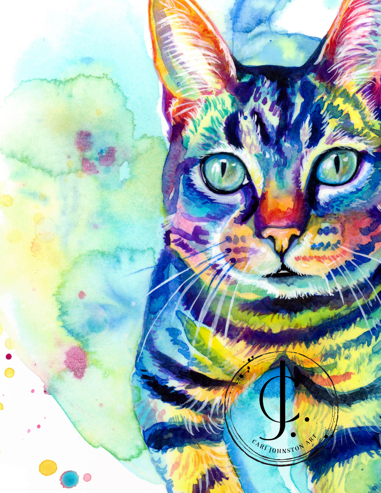 Tabby Cat Print